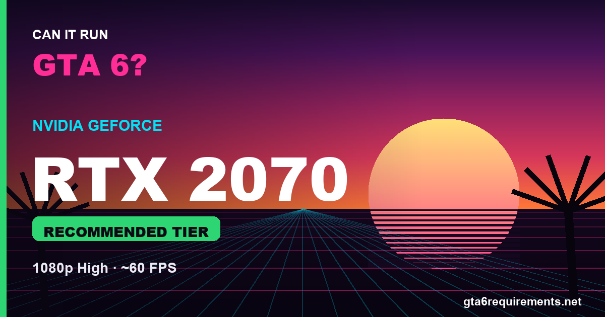 Can an RTX 2070 run GTA 6?