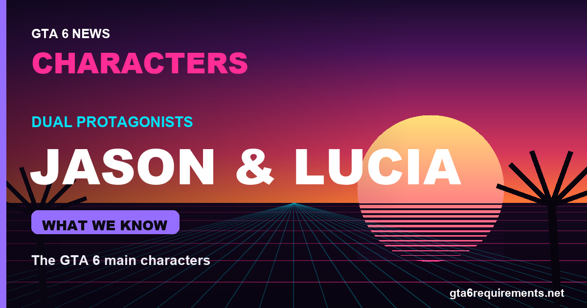 GTA 6 Characters: Jason and Lucia