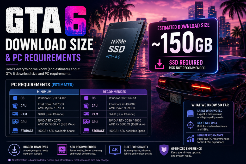 GTA 6 system requirements